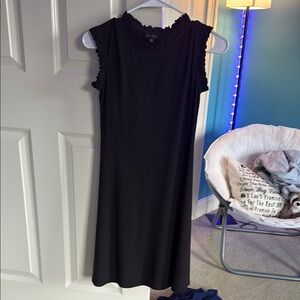 Nicole Miller Black Sheath Midi Dress for Cocktail